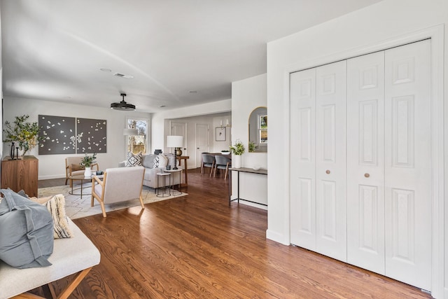 234 Spring St, La Vergne, TN 37086 - living room featuring wood finished floors and visible vents