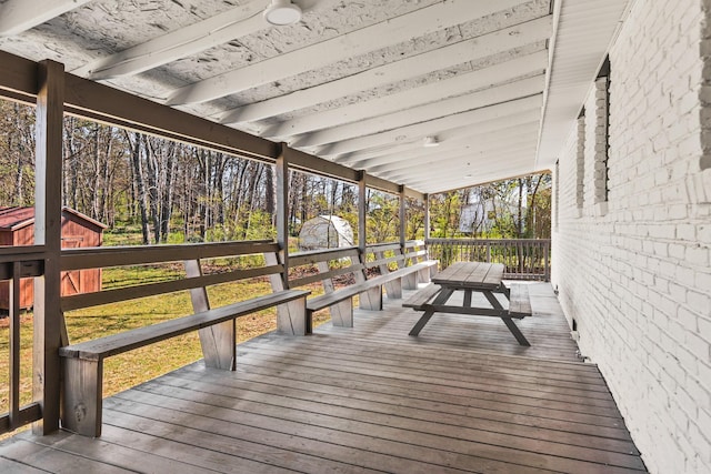 234 Spring St, La Vergne, TN 37086 - view of wooden deck
