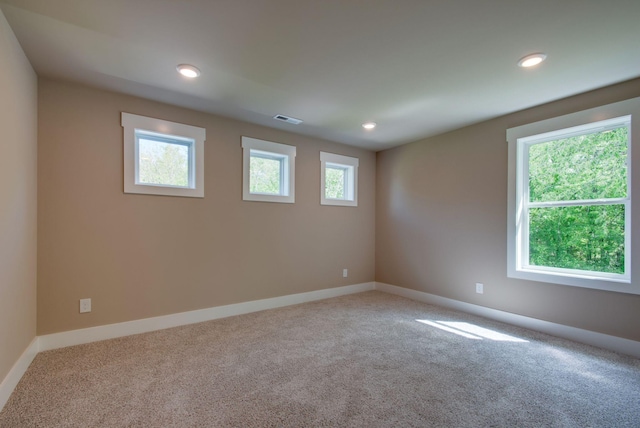1151 Canaan Rd, Columbia, TN 38401 - carpeted empty room featuring baseboards and recessed lighting