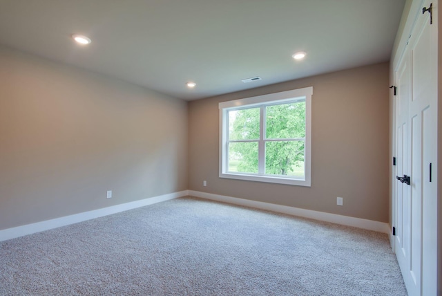 1151 Canaan Rd, Columbia, TN 38401 - unfurnished room with light colored carpet, baseboards, and recessed lighting