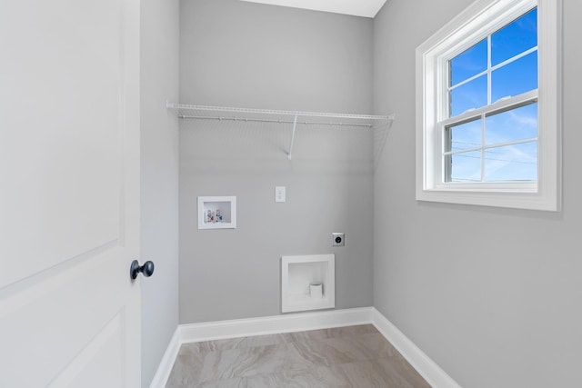 1121 Joe Martin Ln, Lebanon, TN 37087 - washroom with baseboards, washer hookup, laundry area, and electric dryer hookup