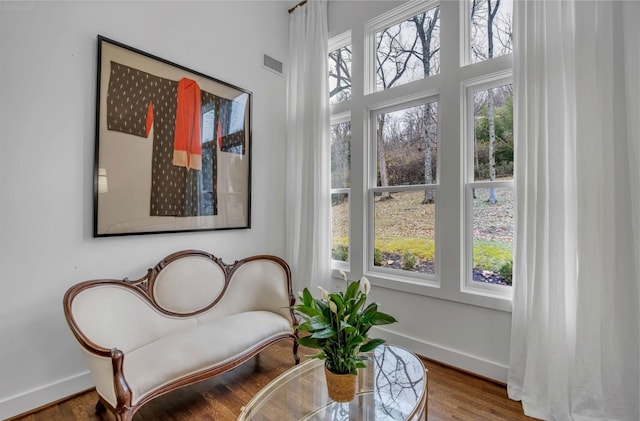915 Overton Lea Rd, Nashville, TN 37220 - sitting room with wood finished floors and plenty of natural light