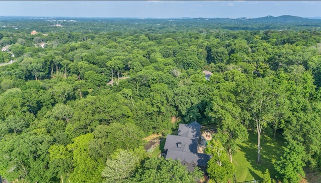 915 Overton Lea Rd, Nashville, TN 37220 - aerial view of property and surrounding area featuring a heavily wooded area
