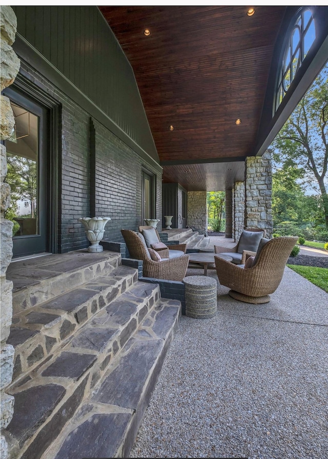 915 Overton Lea Rd, Nashville, TN 37220 - view of patio / terrace featuring outdoor lounge area