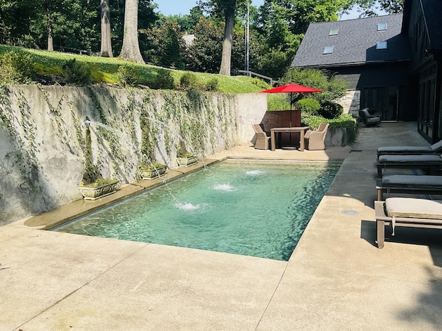 915 Overton Lea Rd, Nashville, TN 37220 - view of swimming pool with a patio