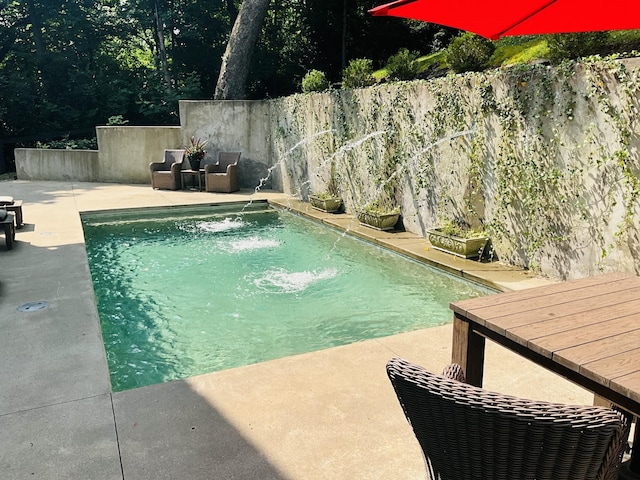 915 Overton Lea Rd, Nashville, TN 37220 - view of swimming pool with a patio