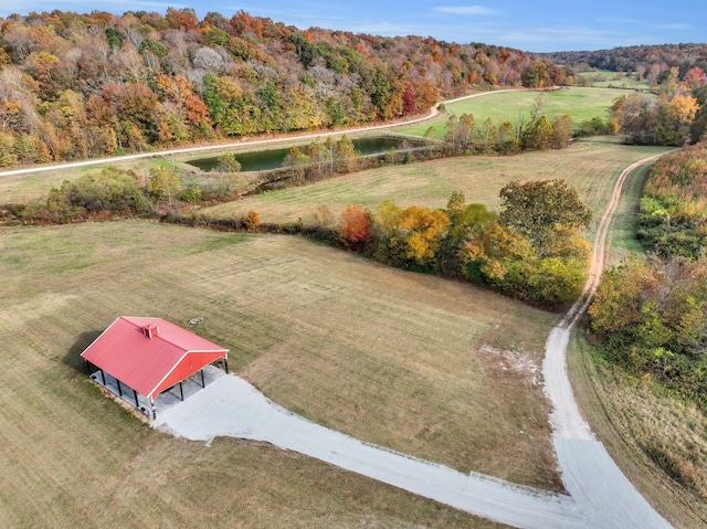 230 Anchor Dr, Waverly, TN 37185 - drone / aerial view with a wooded view and a rural view