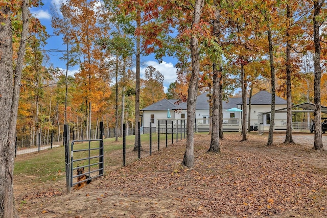 230 Anchor Dr, Waverly, TN 37185 - view of yard with a gate and fence