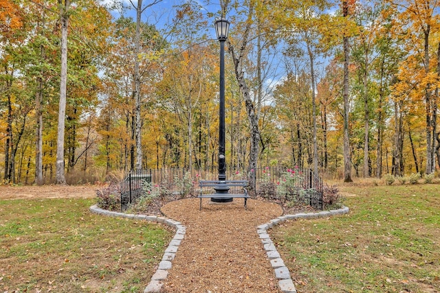 230 Anchor Dr, Waverly, TN 37185 - view of home's community featuring a wooded view and a yard