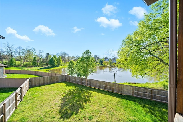 2263 Allen Griffey Ct, Clarksville, TN 37042 - view of yard with a water view and a fenced backyard
