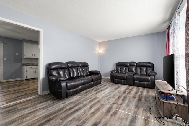 1571 Barrett Dr, Clarksville, TN 37043 - living area featuring baseboards and wood finished floors