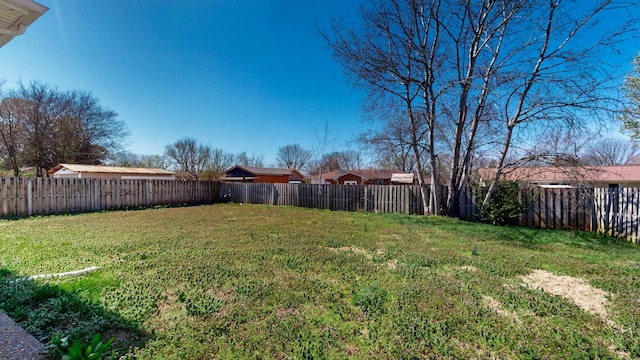 510 Castleview Dr, Lebanon, TN 37087 - view of yard with a fenced backyard