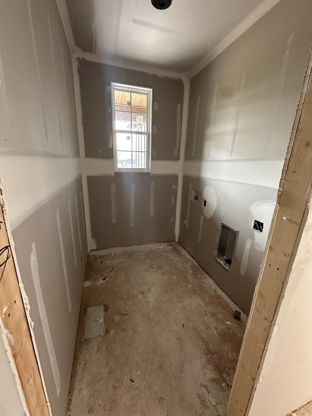 view of laundry room