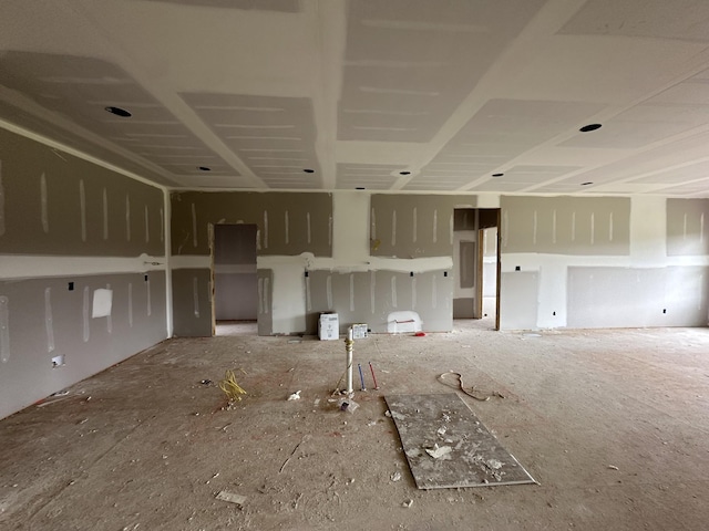 view of unfurnished living room