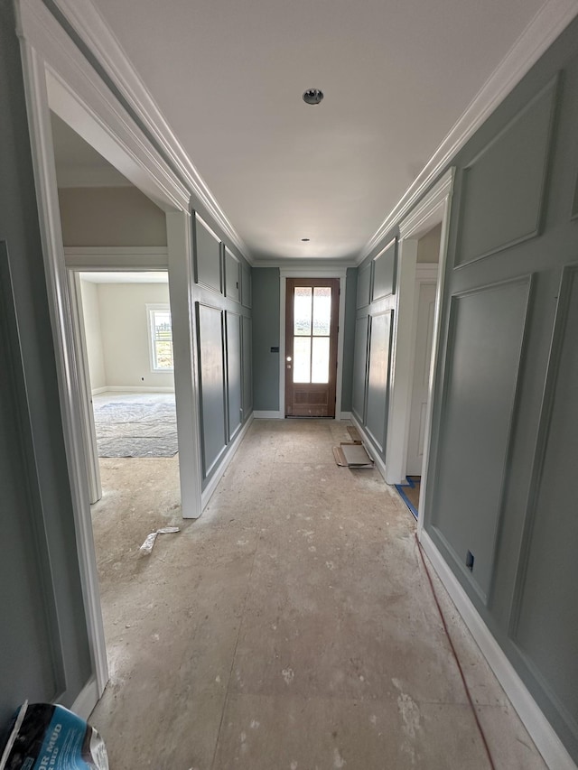 230 Hall Ct, Clarksville, TN 37043 - hallway with ornamental molding