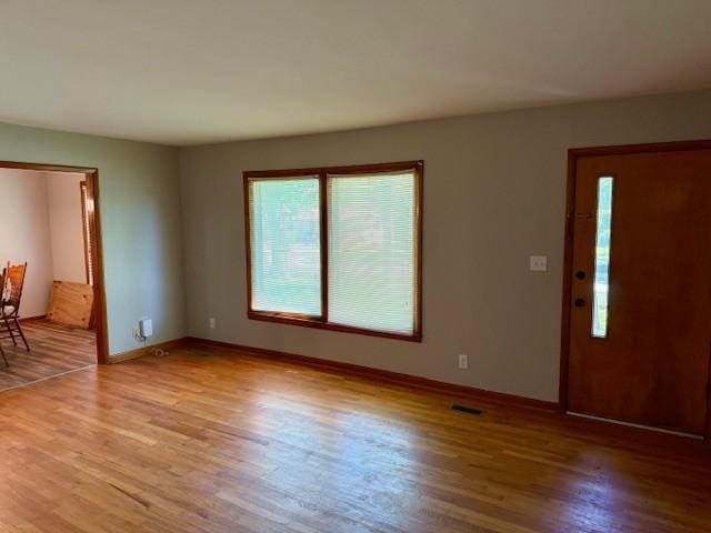 1302 Old Estill Springs Rd, Tullahoma, TN 37388 - foyer entrance featuring light wood finished floors and baseboards