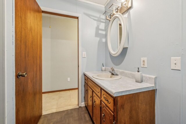 112 Payne Ave, Tracy City, TN 37387 - bathroom with baseboards and vanity