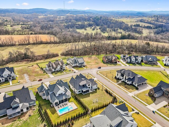 birds eye view of property featuring a residential view