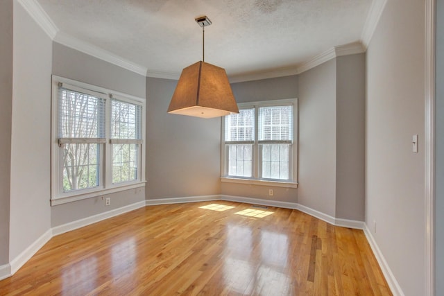 526 Christel Springs Dr, Clarksville, TN 37043 - interior space featuring baseboards, crown molding, and light wood-style flooring
