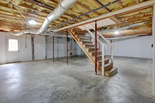 526 Christel Springs Dr, Clarksville, TN 37043 - below grade area with stairway
