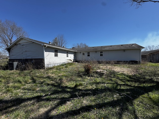 view of rear view of property