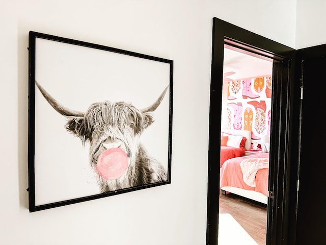room details with wood finished floors