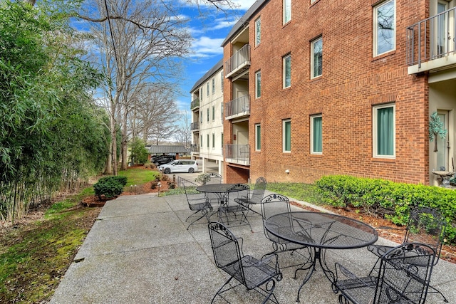view of patio / terrace with outdoor dining area