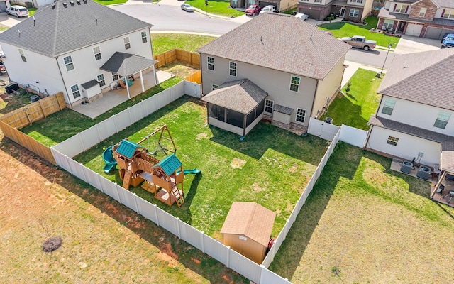 185 Kildeer Dr, Clarksville, TN 37040 - bird's eye view with a residential view