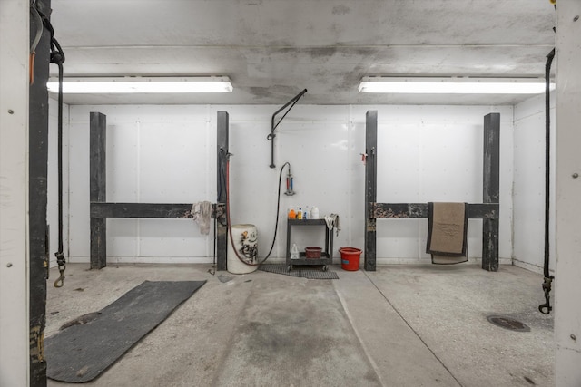 view of basement