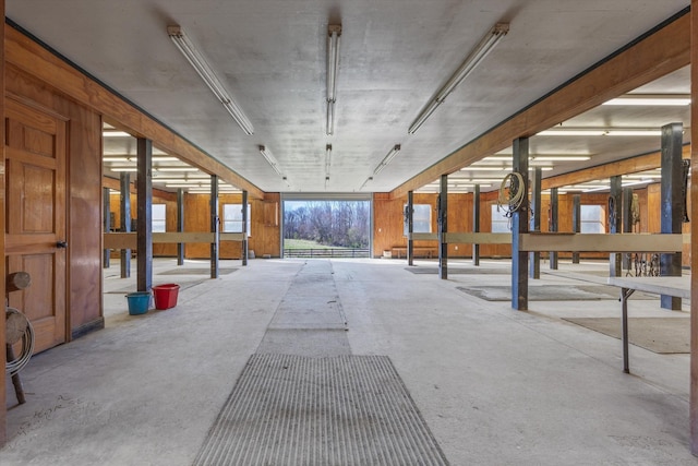 view of horse barn