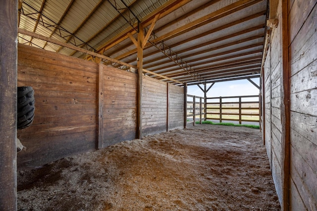 view of stable