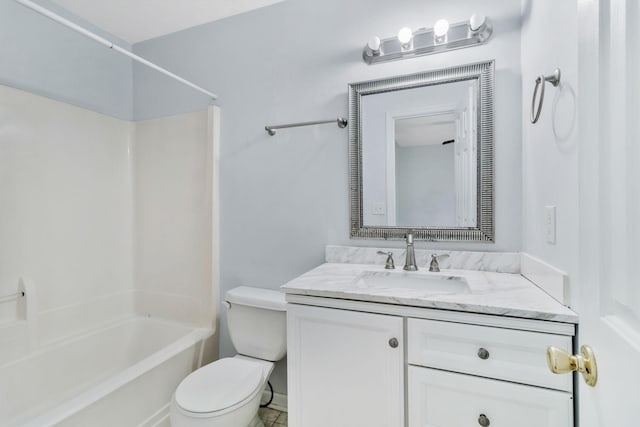 106 Hampton Dr, La Vergne, TN 37086 - full bath featuring toilet, vanity, and bathing tub / shower combination
