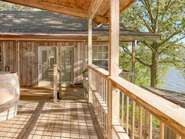 9395 Greenbriar Rd, Waverly, TN 37185 - view of wooden deck