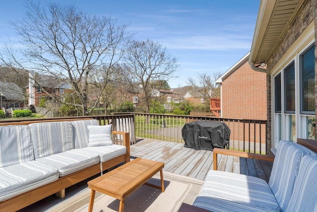 6525 Chessington Dr, Nashville, TN 37221 - wooden terrace featuring a residential view