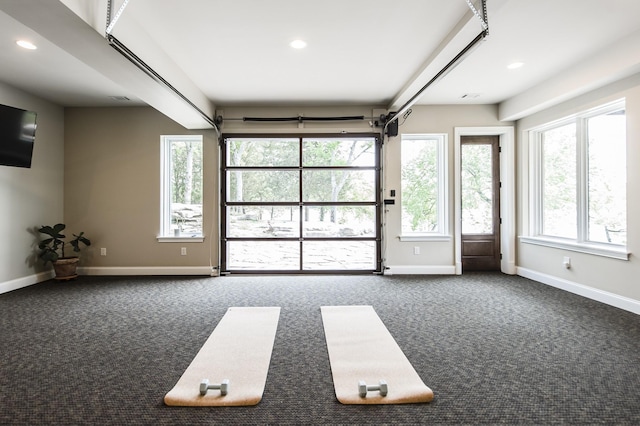 817 Burton Point Rd, Mount Juliet, TN 37122 - carpeted empty room featuring baseboards and recessed lighting