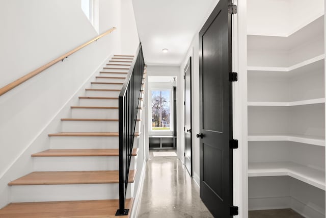 view of staircase