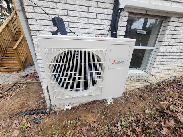 906 Edwards St, Madisonville, KY 42431 - exterior details featuring stairs and ac unit