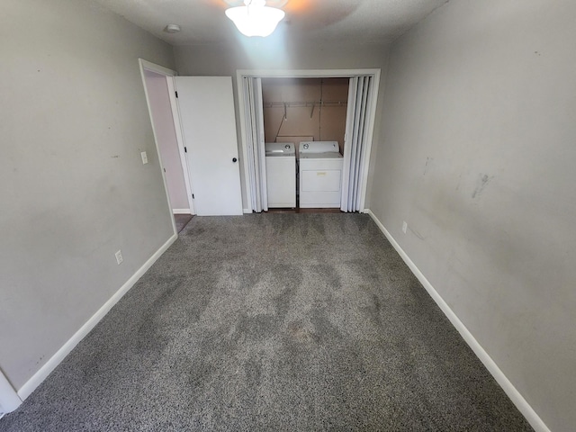 906 Edwards St, Madisonville, KY 42431 - carpeted empty room featuring independent washer and dryer and baseboards
