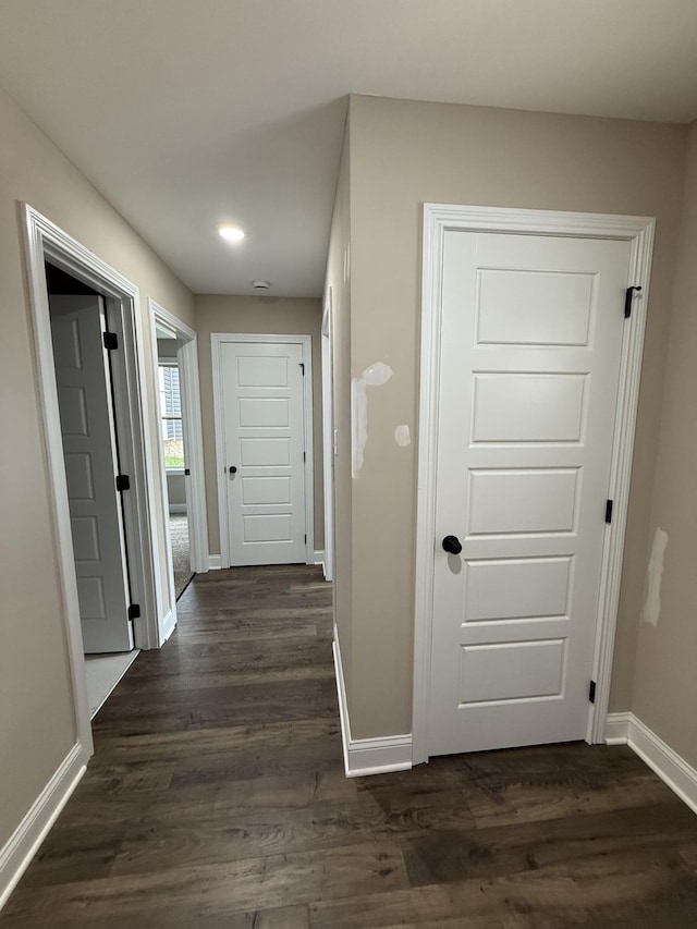 154 Cardinal Crk, Clarksville, TN 37040 - hallway featuring baseboards and dark wood finished floors