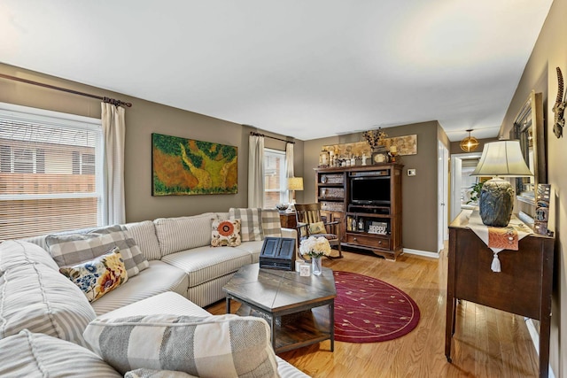 5025 Hillsboro Pike Unit 20E, Nashville, TN 37215 - living room with light wood-style flooring
