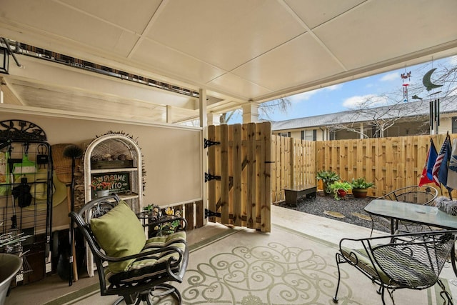 5025 Hillsboro Pike Unit 20E, Nashville, TN 37215 - view of patio / terrace with a gate and fence
