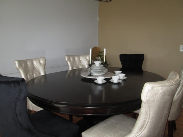 view of dining room