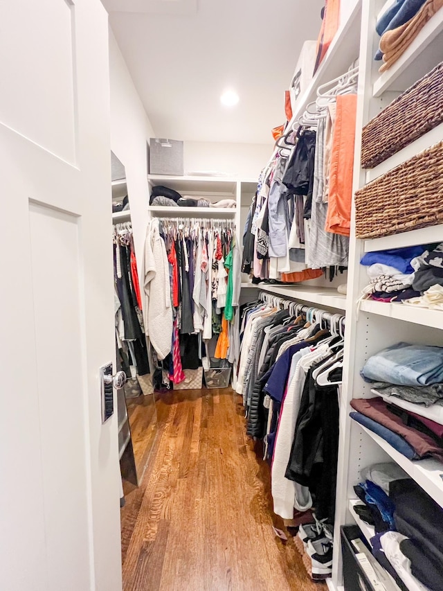 336 Chesterfield Ave, Nashville, TN 37212 - walk in closet with wood finished floors