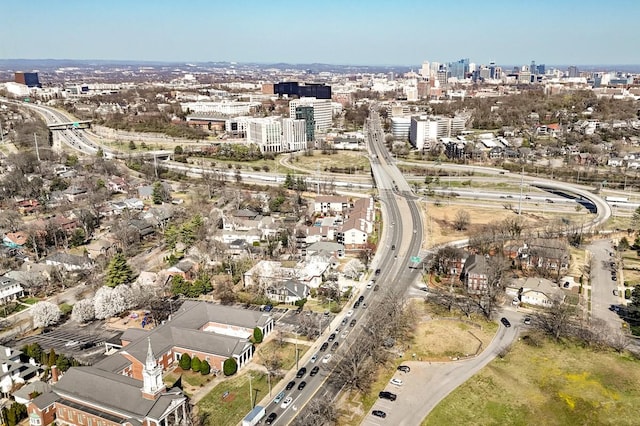 3524 W End Ave, Nashville, TN 37205 - birds eye view of property featuring a view of city
