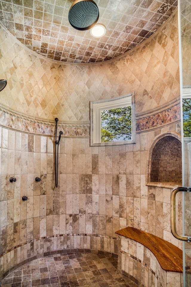 947 Tyne Blvd, Nashville, TN 37220 - full bathroom with a tile shower