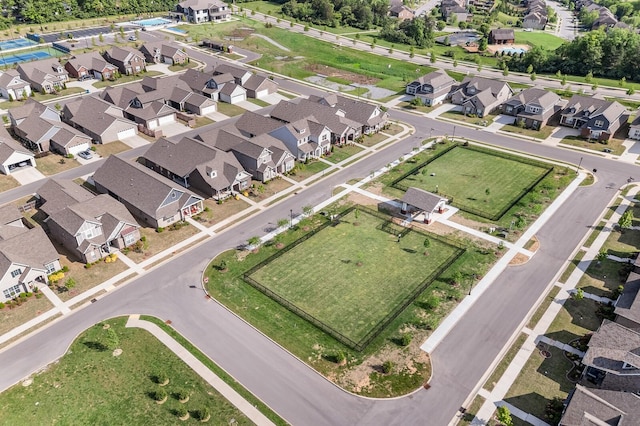 drone / aerial view featuring a residential view