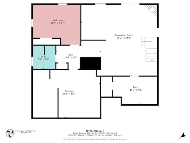 5651 S York Hwy, Grimsley, TN 38565 - floor plan