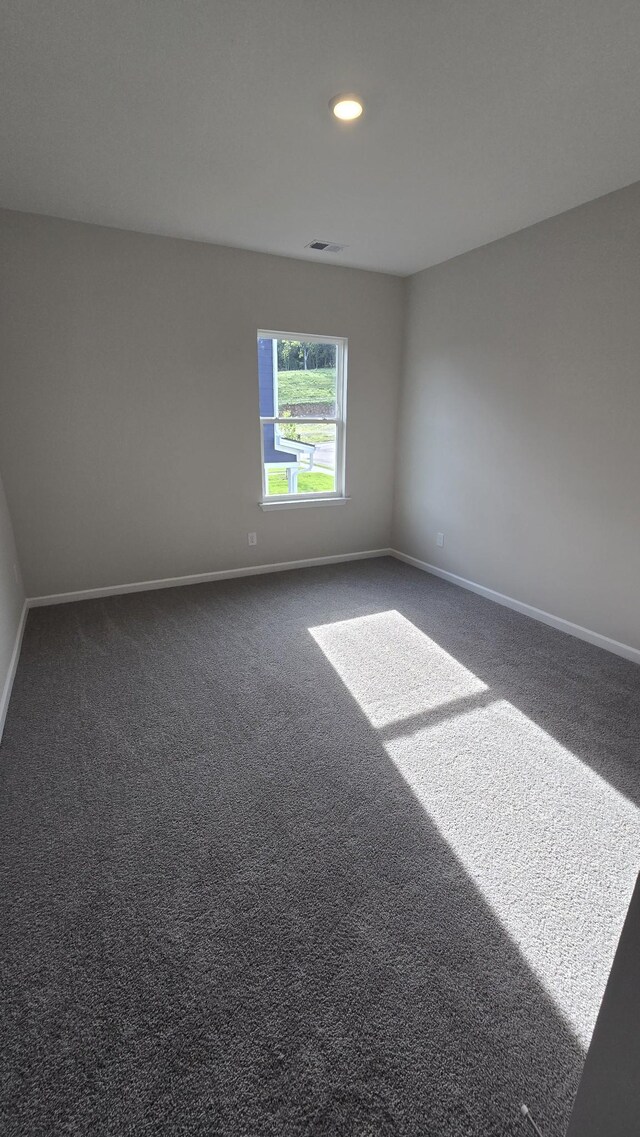 6141 Saxlingham Pl, Smyrna, TN 37167 - spare room with baseboards, carpet flooring, recessed lighting, and visible vents