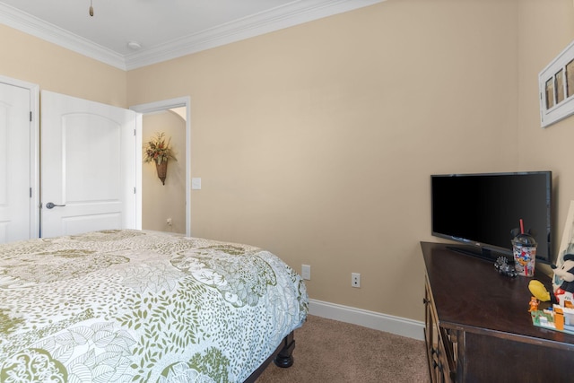 1019 Club View Dr, Gallatin, TN 37066 - carpeted bedroom with crown molding and baseboards