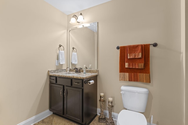 1019 Club View Dr, Gallatin, TN 37066 - bathroom with baseboards, toilet, and vanity